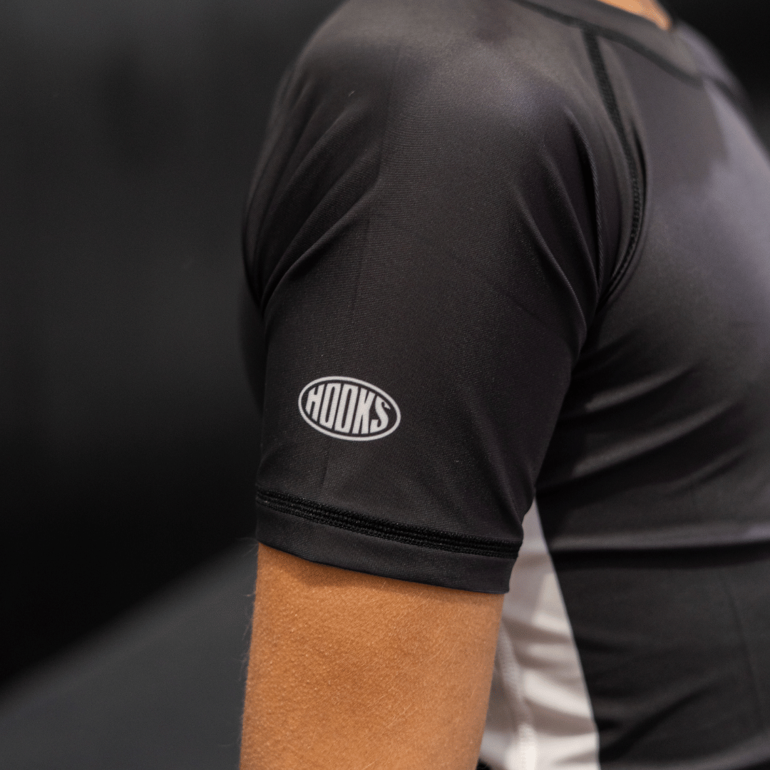 Hooks Pursuit BJJ kids rashguard sleeve
