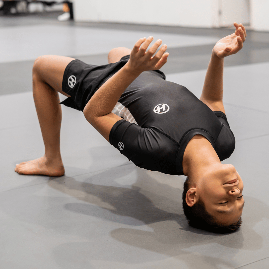 Hooks Pursuit BJJ kids rashguard set