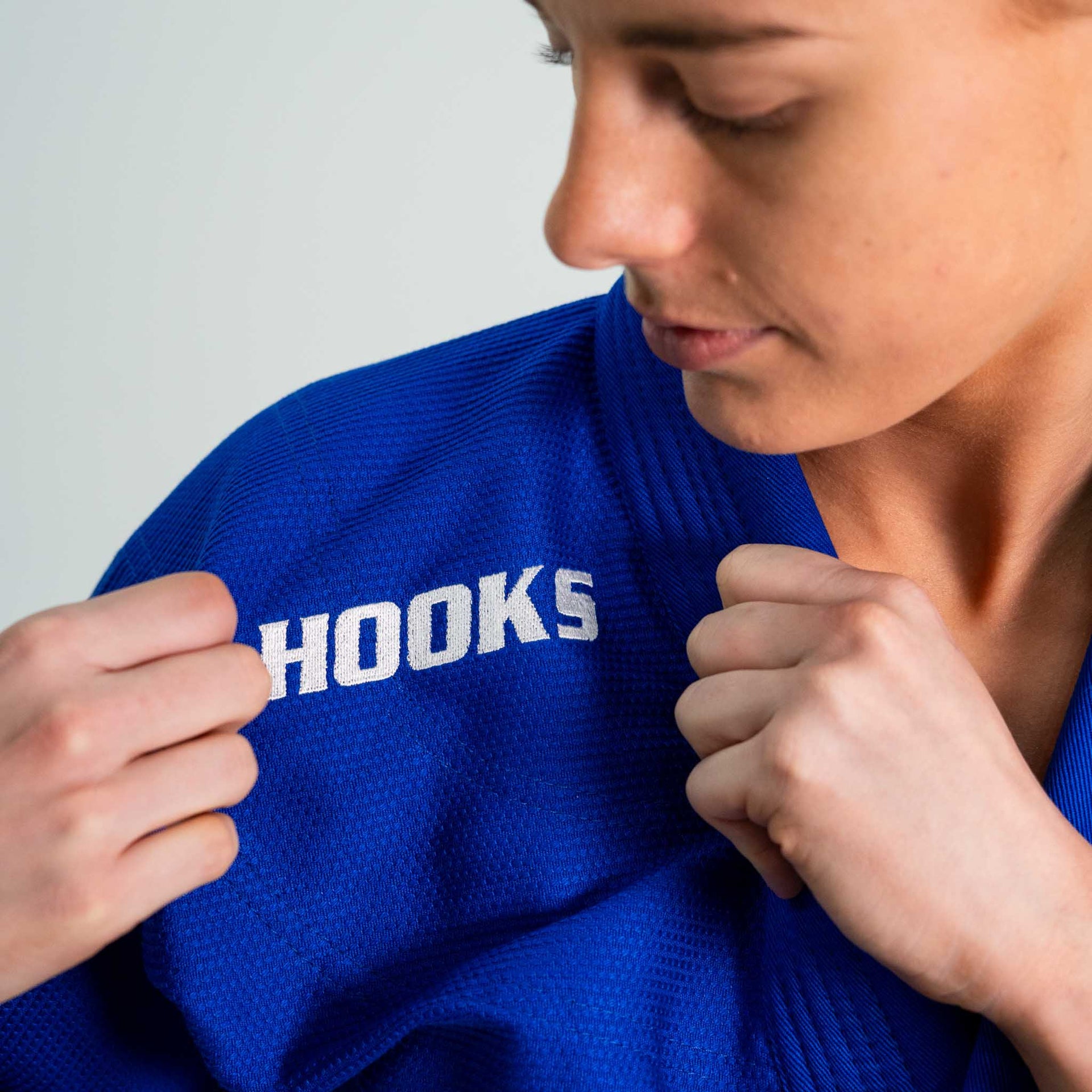 Hooks GI Prolight II, Blue with Black, BJJ Kimono, Ultra-Soft Premium Cotton