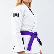 Hooks Women's Core BJJ GI - White includes White Belt 1