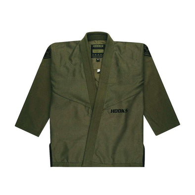 Hooks Prolight II BJJ Gi - Forest Green w/ Black