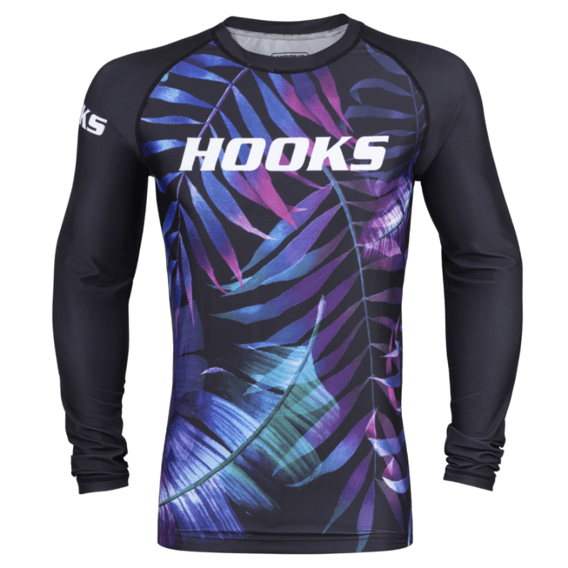 Jungle Nights Hooks Long Sleeve BJJ Rashguard