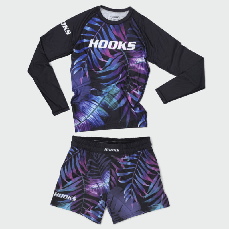 Jungle Nights Hooks Long Sleeve BJJ Rashguard