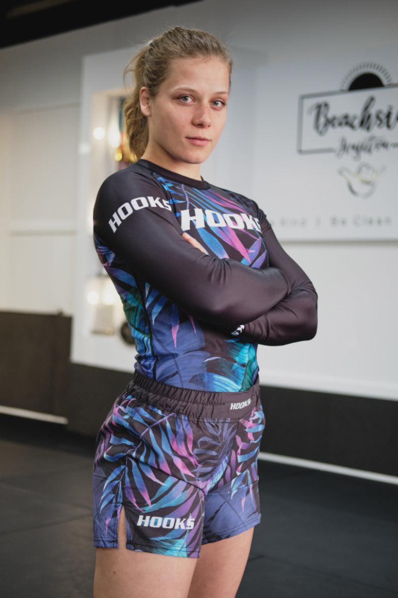 Jungle Nights Hooks Long Sleeve BJJ Rashguard