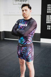 Jungle Nights Hooks Long Sleeve BJJ Rashguard