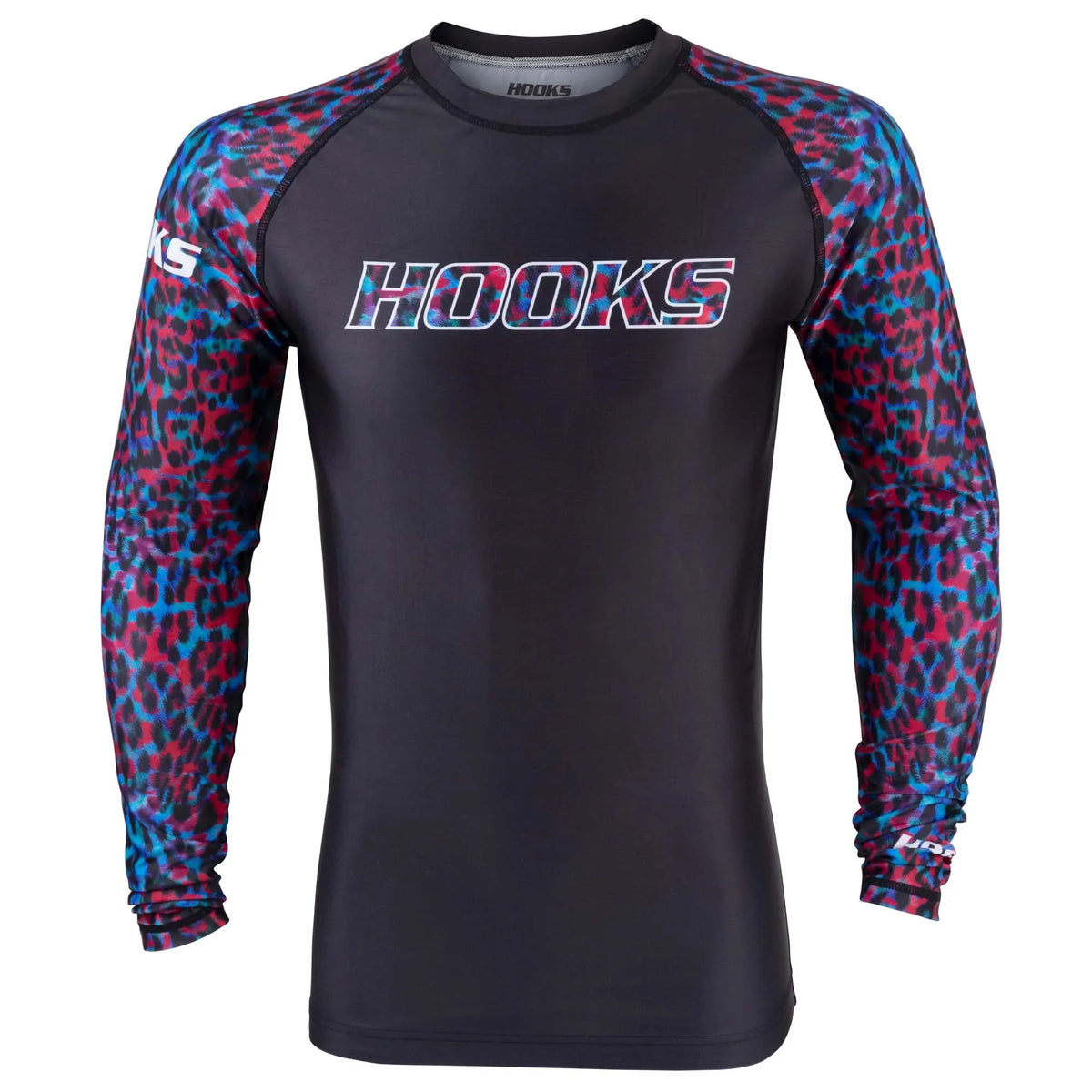 Neon Panther Hooks Long Sleeve BJJ Rashguard