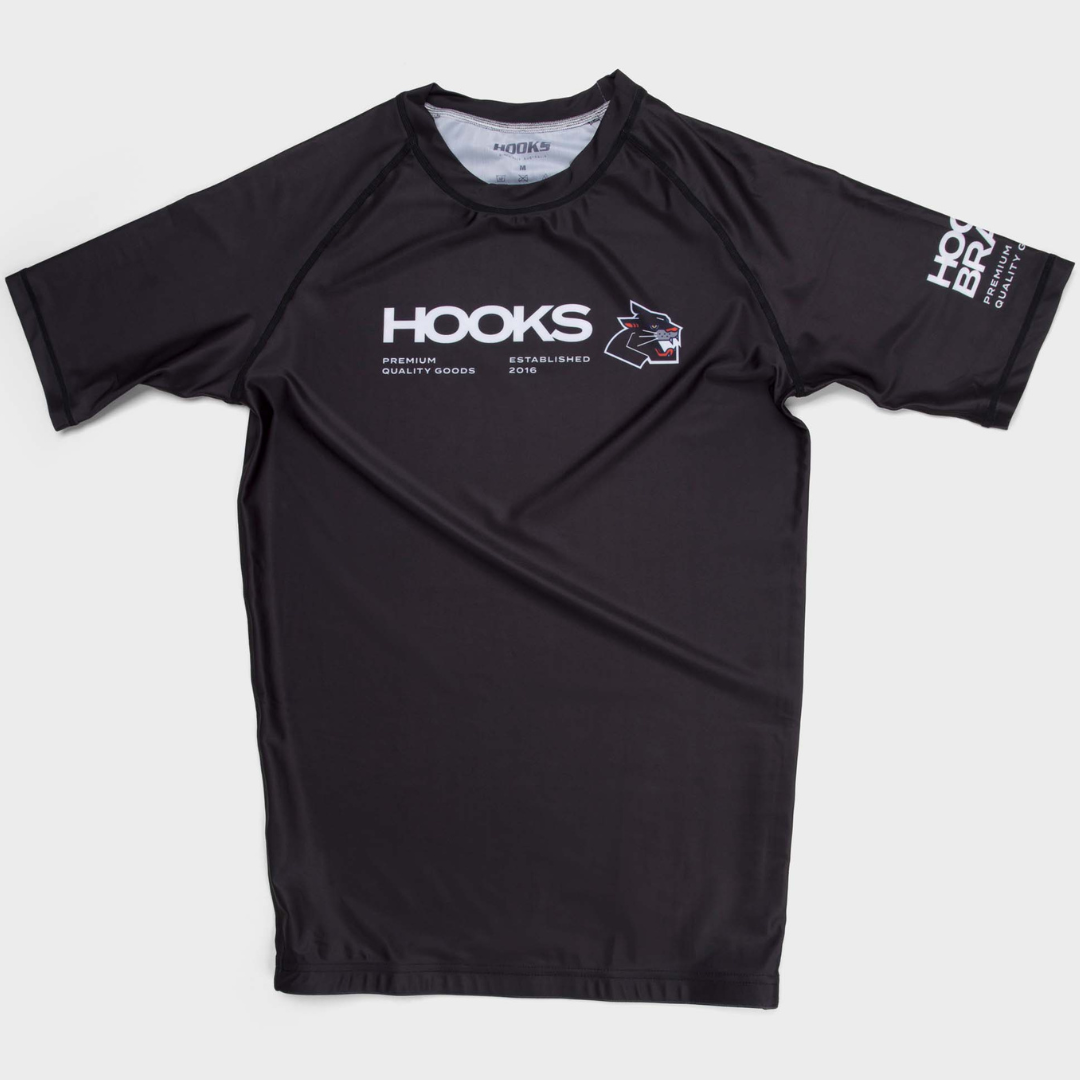No Gi BJJ Rashguard Black