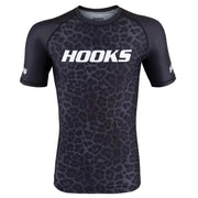 Panther Hooks Short Sleeve BJJ Rashguard