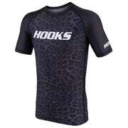 Panther Hooks Short Sleeve BJJ Rashguard