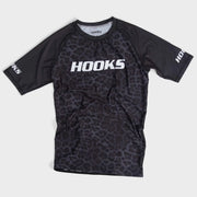 Panther Hooks Short Sleeve BJJ Rashguard