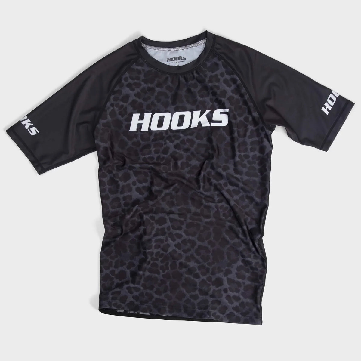 Panther Hooks Short Sleeve BJJ Rashguard