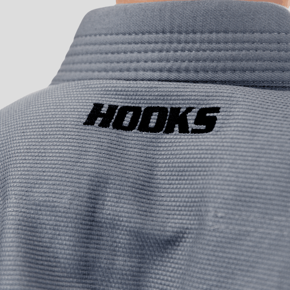 Hooks Prolight II BJJ Gi - Grey w/ Black