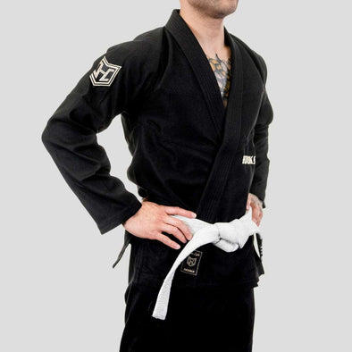 Hooks Ultra Light BJJ Gi - Black w/ Gold
