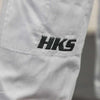 Hooks Kids Prolight II BJJ Gi - White w/ Black & Gun Metal includes White Belt