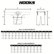 Hooks Gi Adult Size Chart