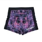 Hooks Women's Flex Shorts, Grunge Series for Brazilian Jiu Jitsu No Gi Martial Arts