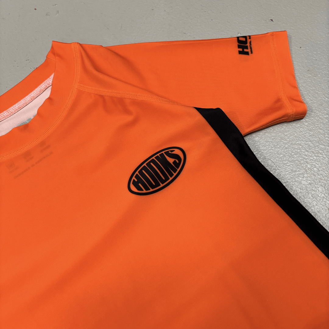 Hooks - Kids Rash Guard- Inferno