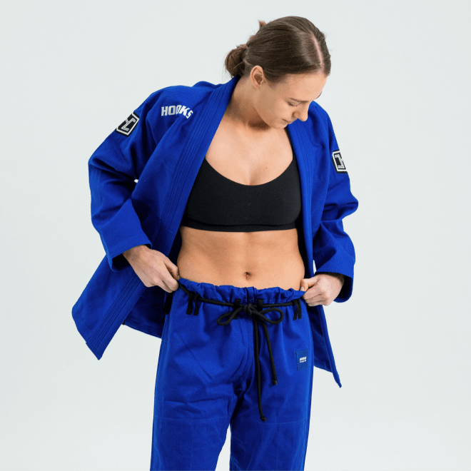 Hooks Women's Prolight II BJJ Gi - Blue 4