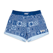 blue boxing shorts