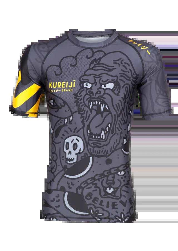 Battle - Kureijī x Half Sumo Collective Collab - Short Sleeve Rashguard