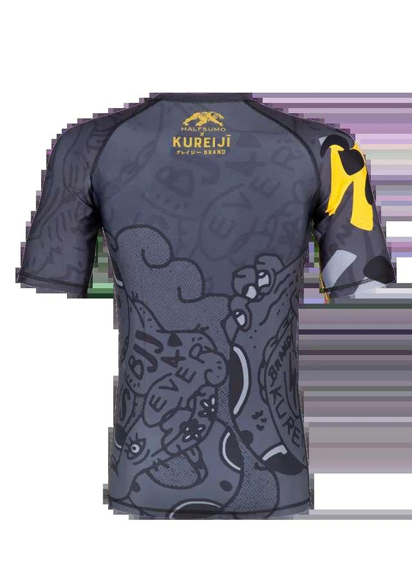 Battle - Kureijī x Half Sumo Collective Collab - Short Sleeve Rashguard
