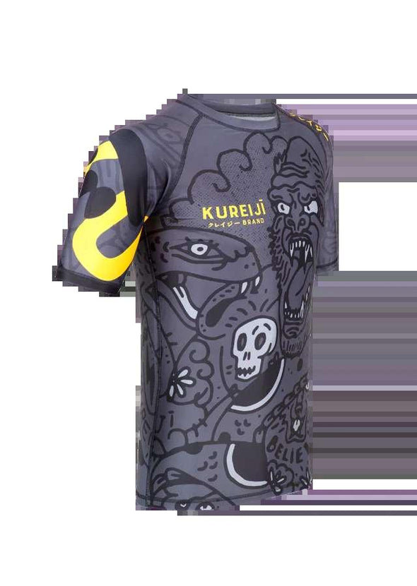 Battle - Kureijī x Half Sumo Collective Collab - Short Sleeve Rashguard