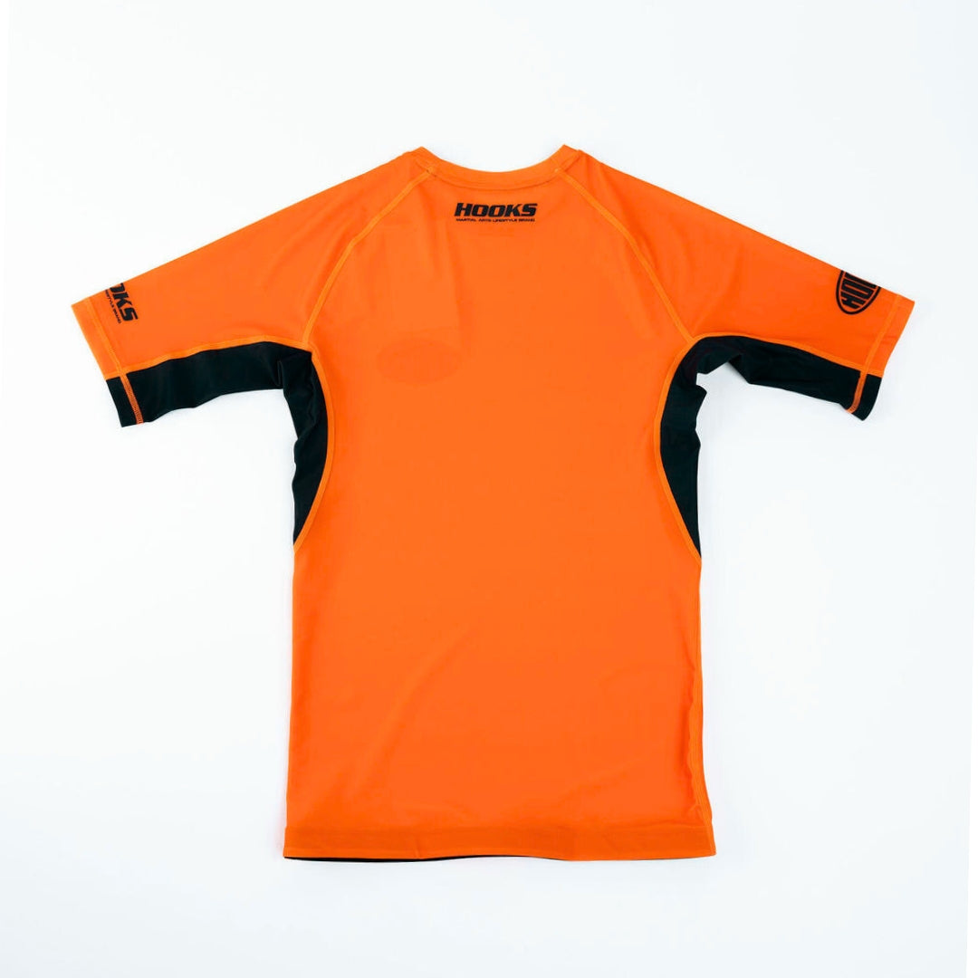 Hooks - Short Sleeve Rash Guard - Inferno