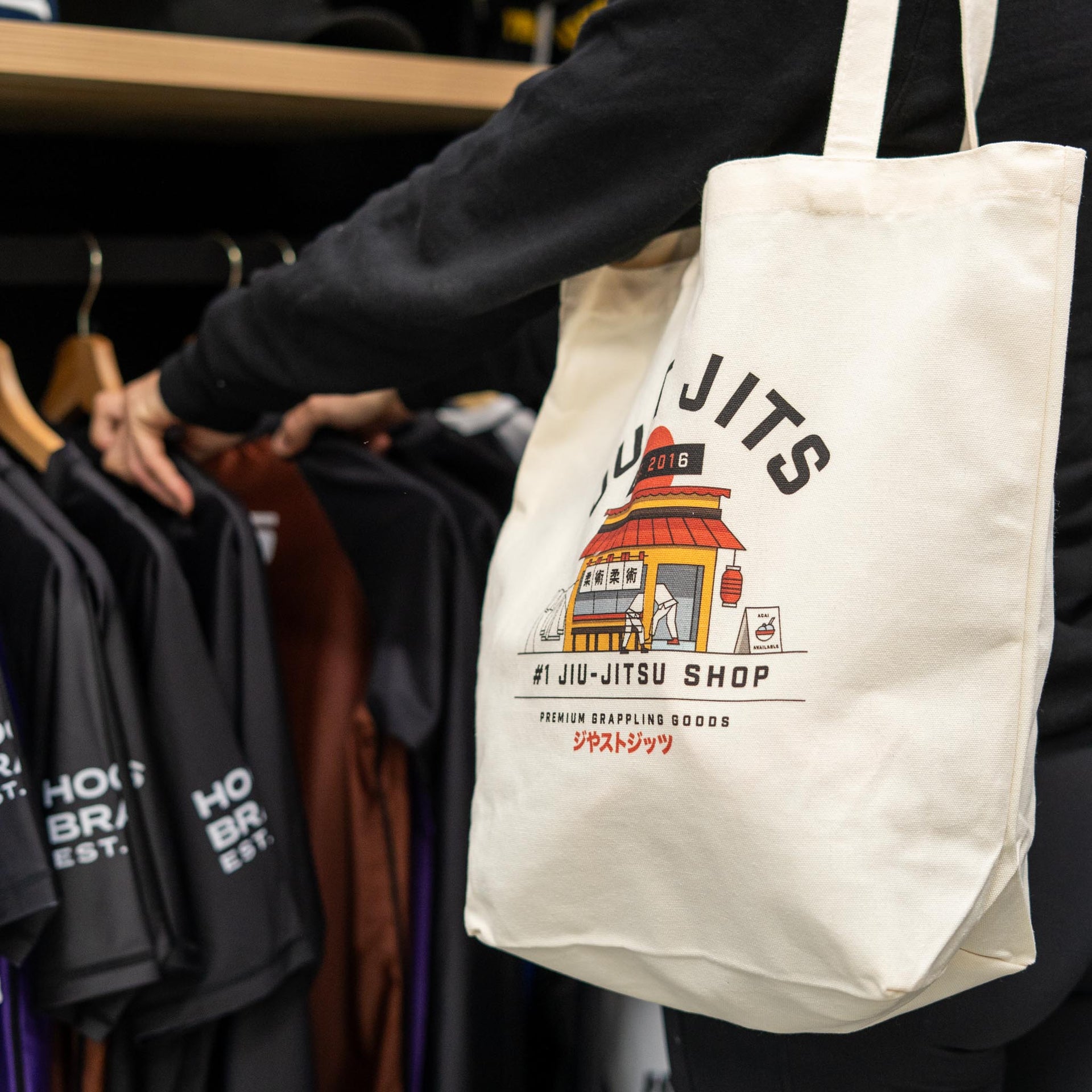 Canvas Jiu-Jitsu Tote Bag