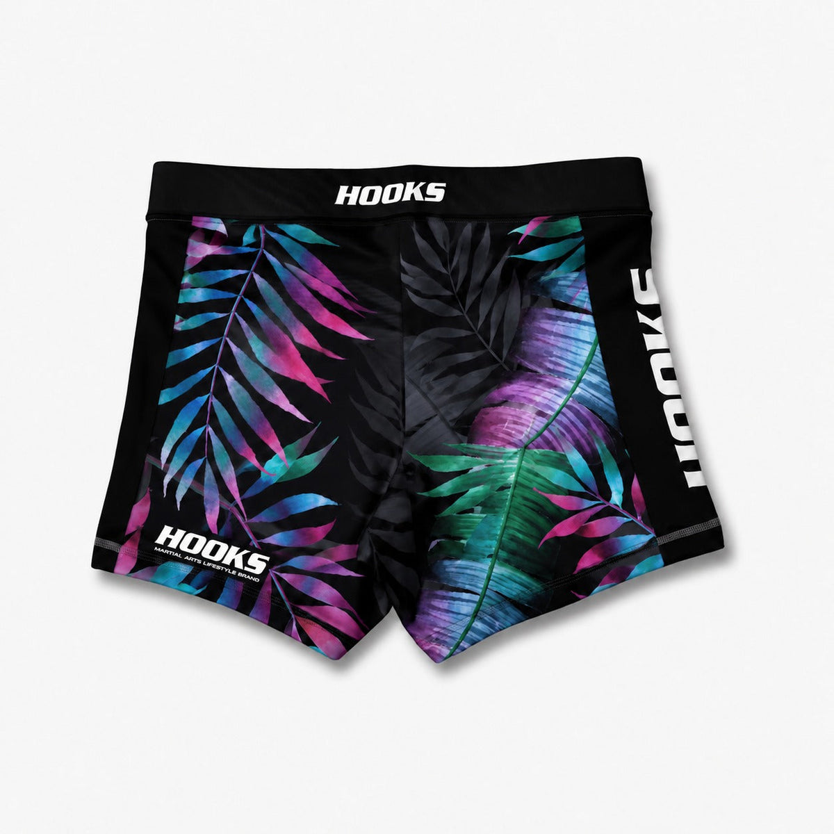 Jungle Nights flex shorts, design preview (back)