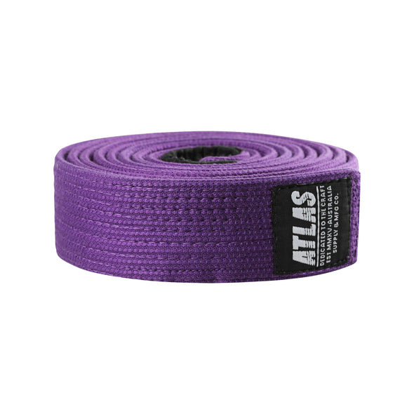 Atlas Premium Pearl Jiujitsu Belt - Purple