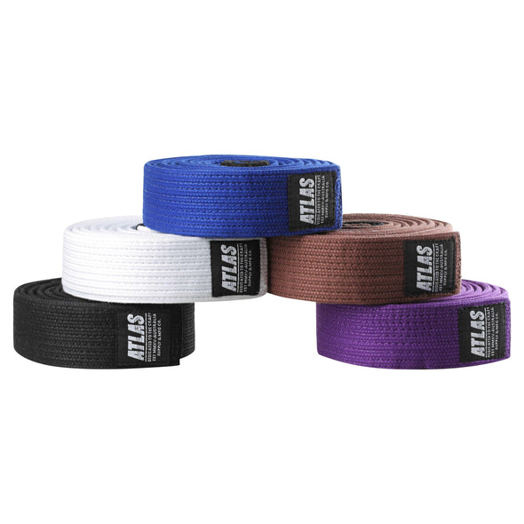 Atlas Premium Pearl Jiujitsu Belt - Black