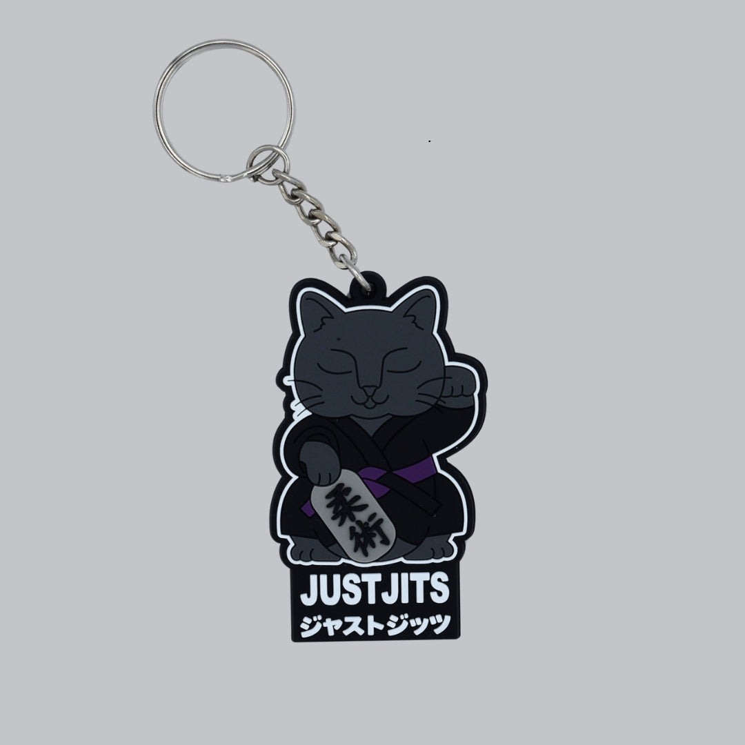Grey Cat Key Chain