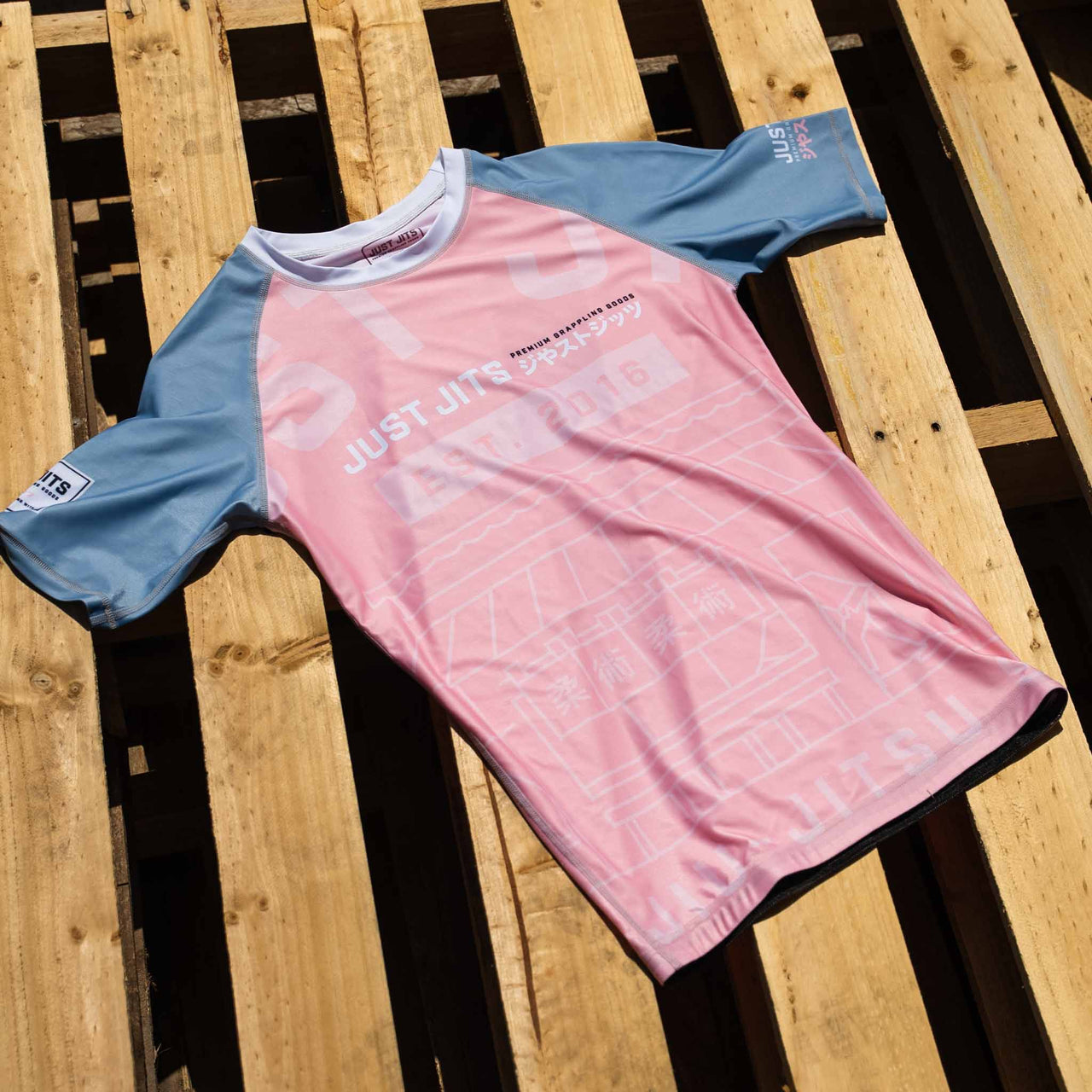 Kids Just Jits Short Sleeve Rash Guard – Sunset Sakura