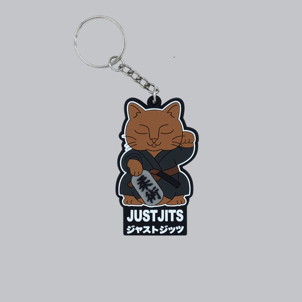 Brown Cat Jiujitsu Key Chain