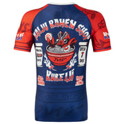  Kaiju Rooster Ramen BJJ Short Sleeve Rashguard Backed