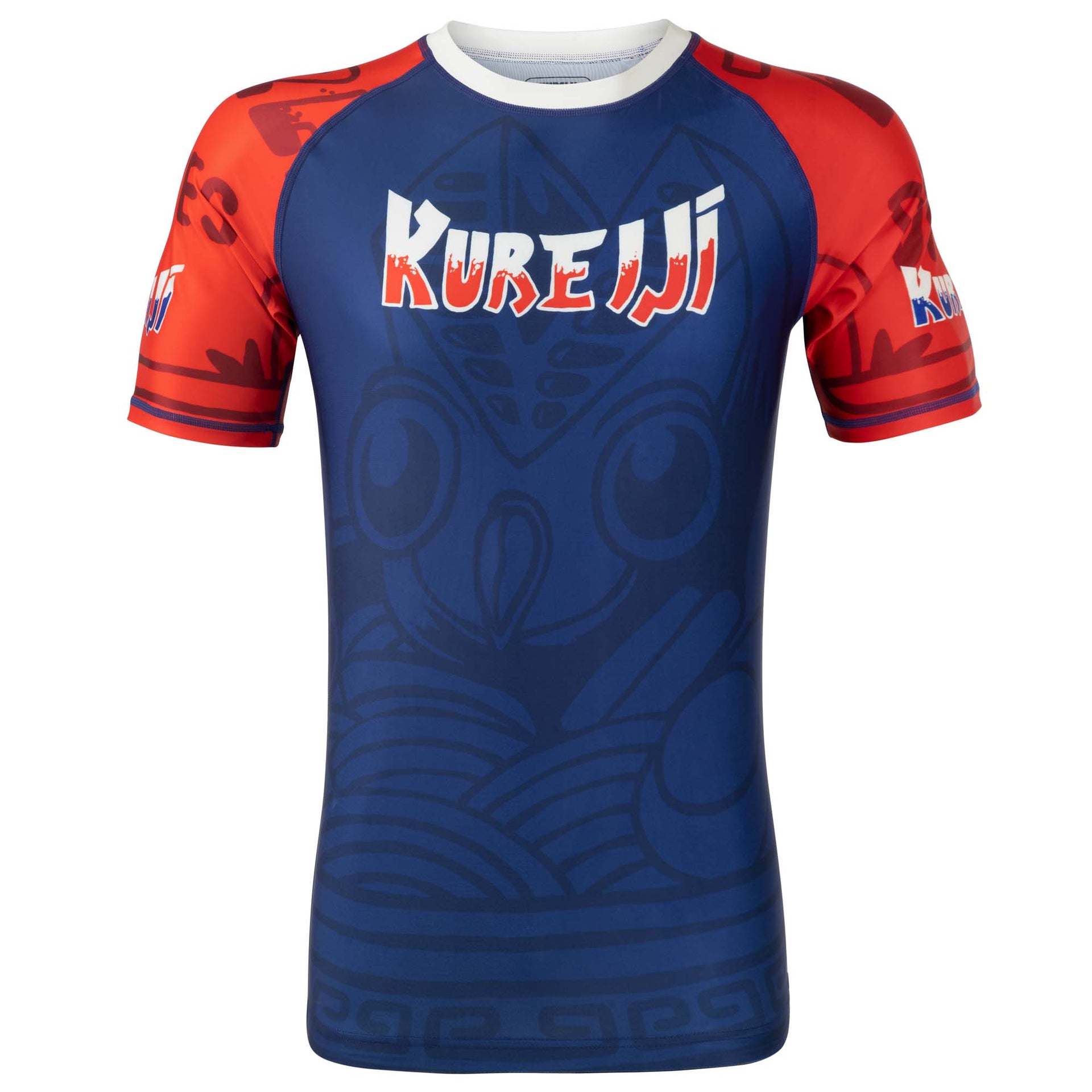  Kaiju Rooster Ramen BJJ Short Sleeve Rashguard Front