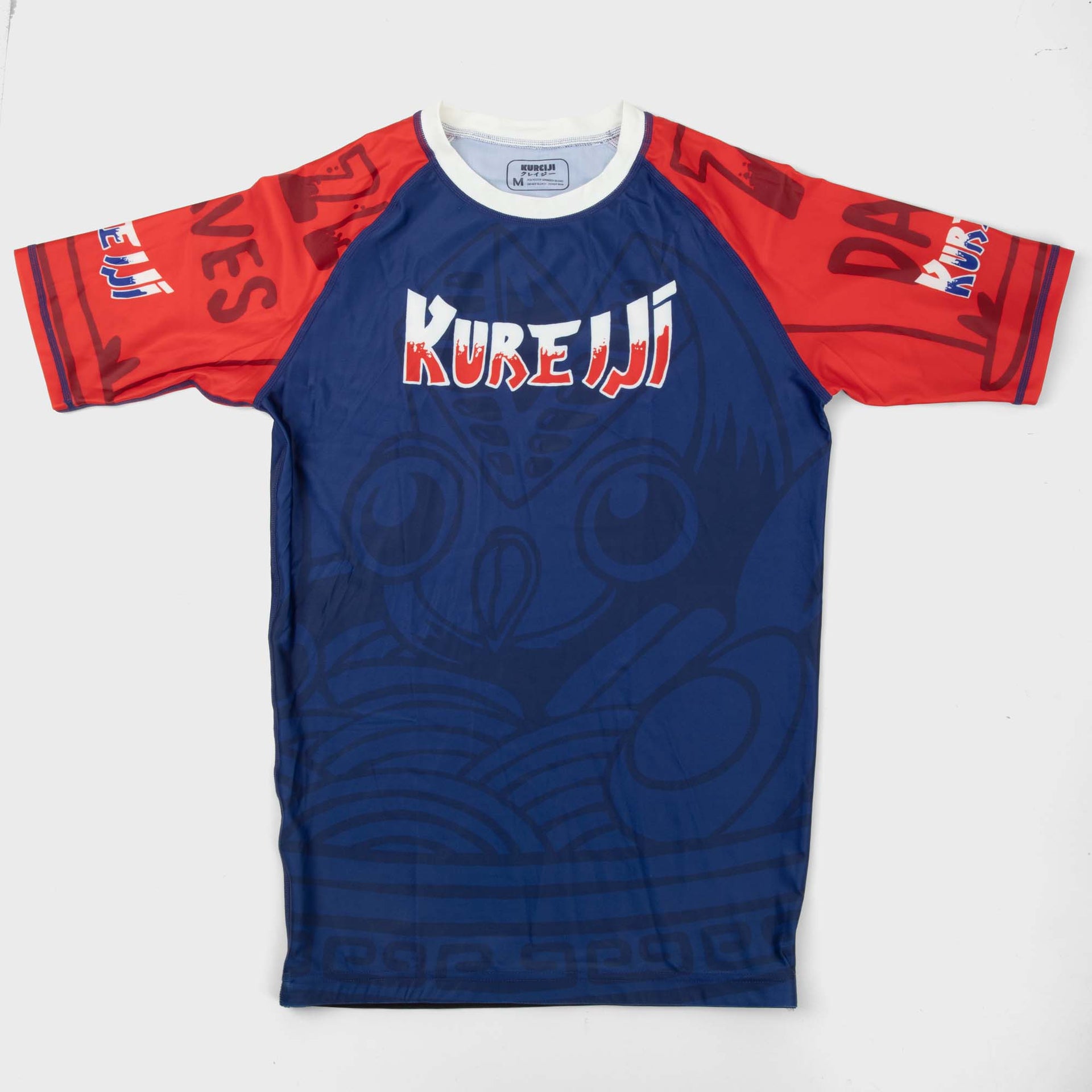 Rooster Ramen BJJ Short Sleeves Rash Guard Front