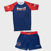 Rooster Ramen BJJ Short Sleeves Rash Guard Pair