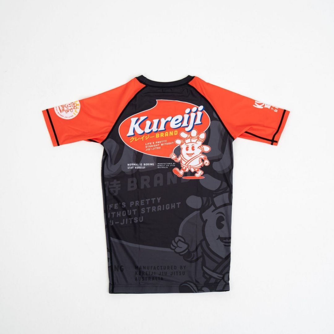 Kureiji Rashguard Flat Lay Back View