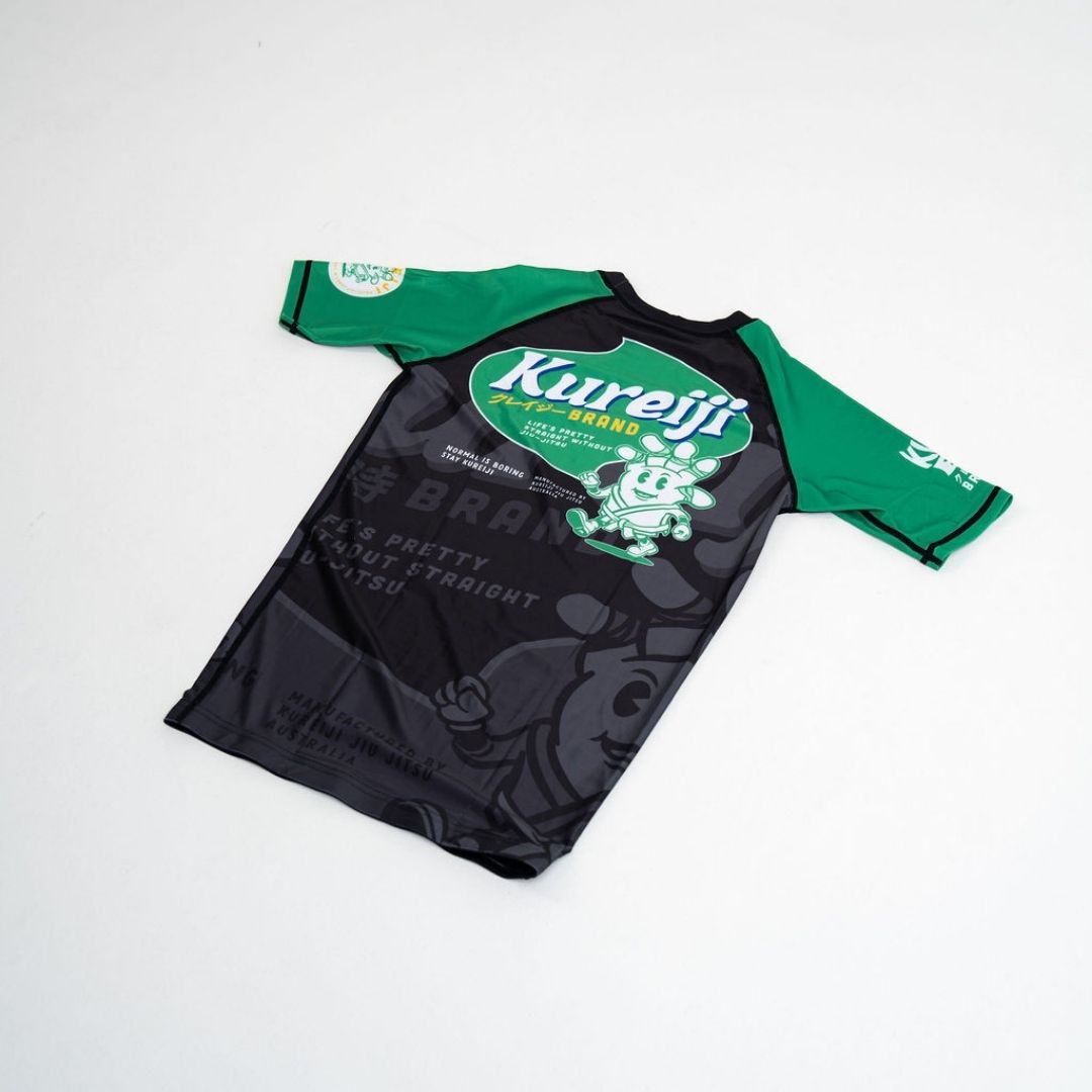 Kureiji Short Sleeve BJJ Rashguard Back