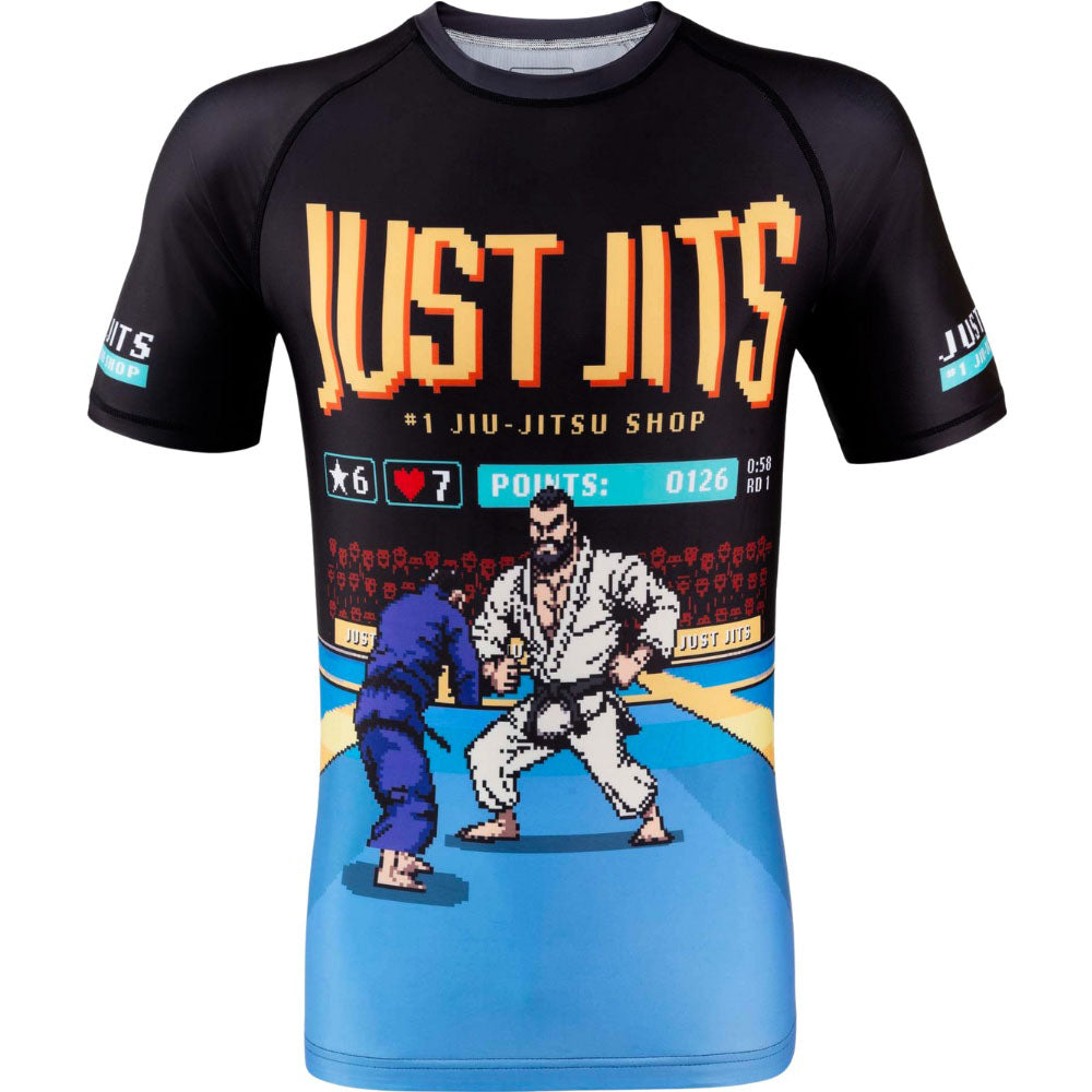Just Jits Short Sleeve Rashguard - 8 Bit!