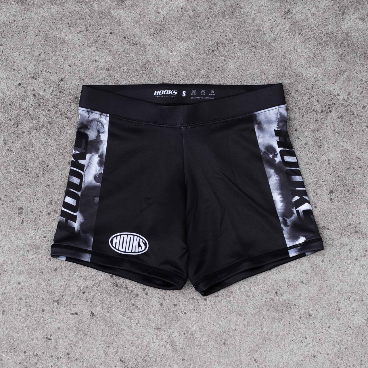 Hooks Women's Flex Shorts -  Black Mist