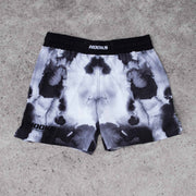 Hooks Women's Sport Grappling Shorts - Black Mist flat lay