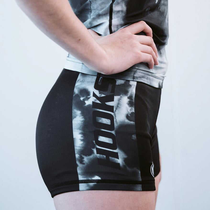 Hooks Women's Flex Shorts -  Black Mist
