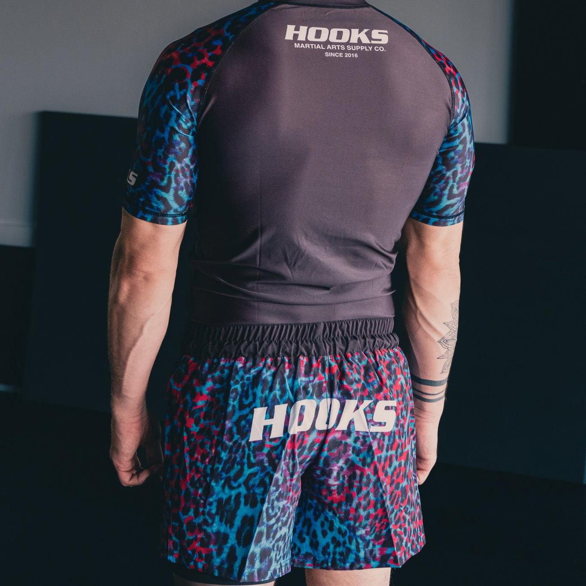 Neon Panther Hooks BJJ Shorts