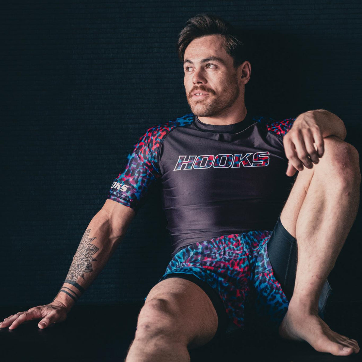 Neon Panther Hooks BJJ Shorts