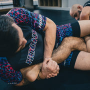 Neon Panther Hooks Short Sleeve BJJ Rashguard
