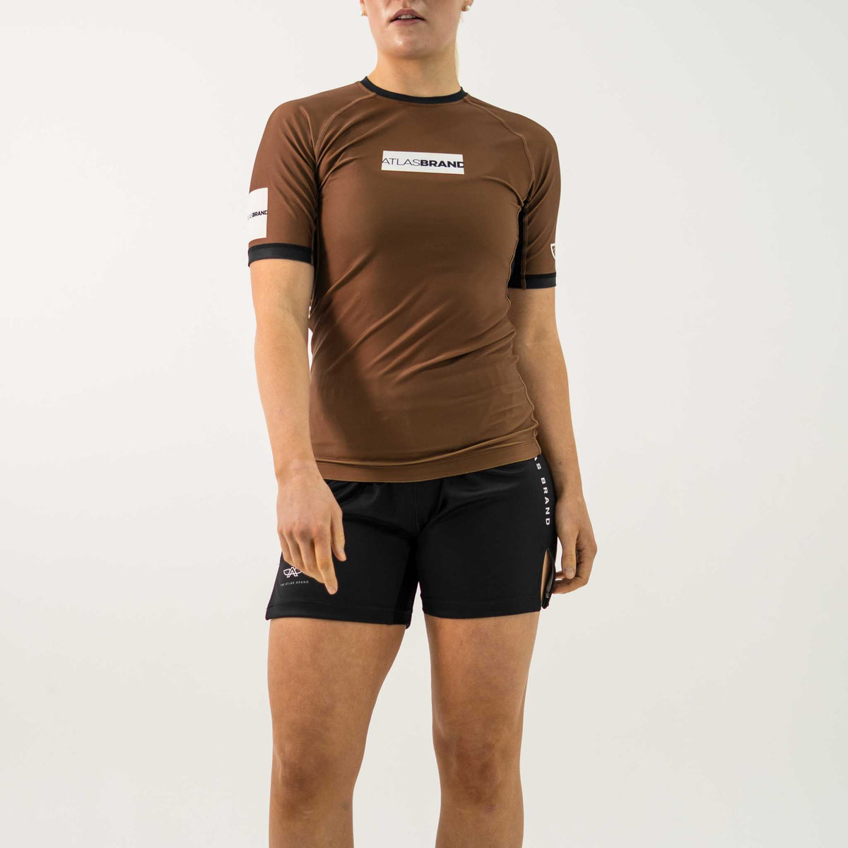 The Atlas Brand - Women's Ranked Rash Guard - Brown - 10