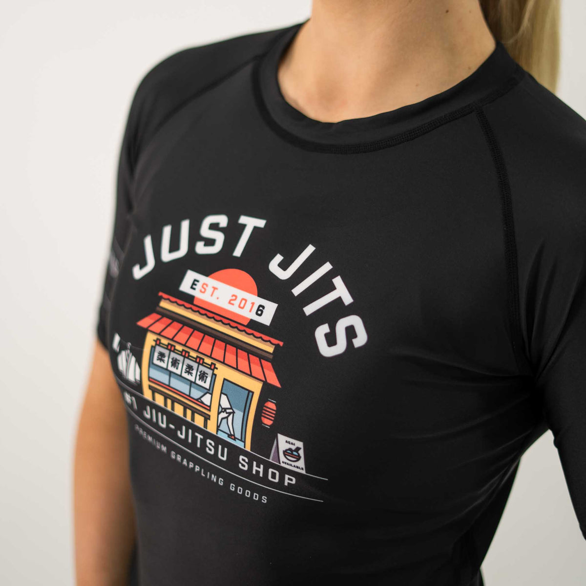 Just Jits Women's Short Sleeve Rash Guard – The Classic Shop - 05