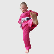 Hooks Pink Childrens BJJ Gi